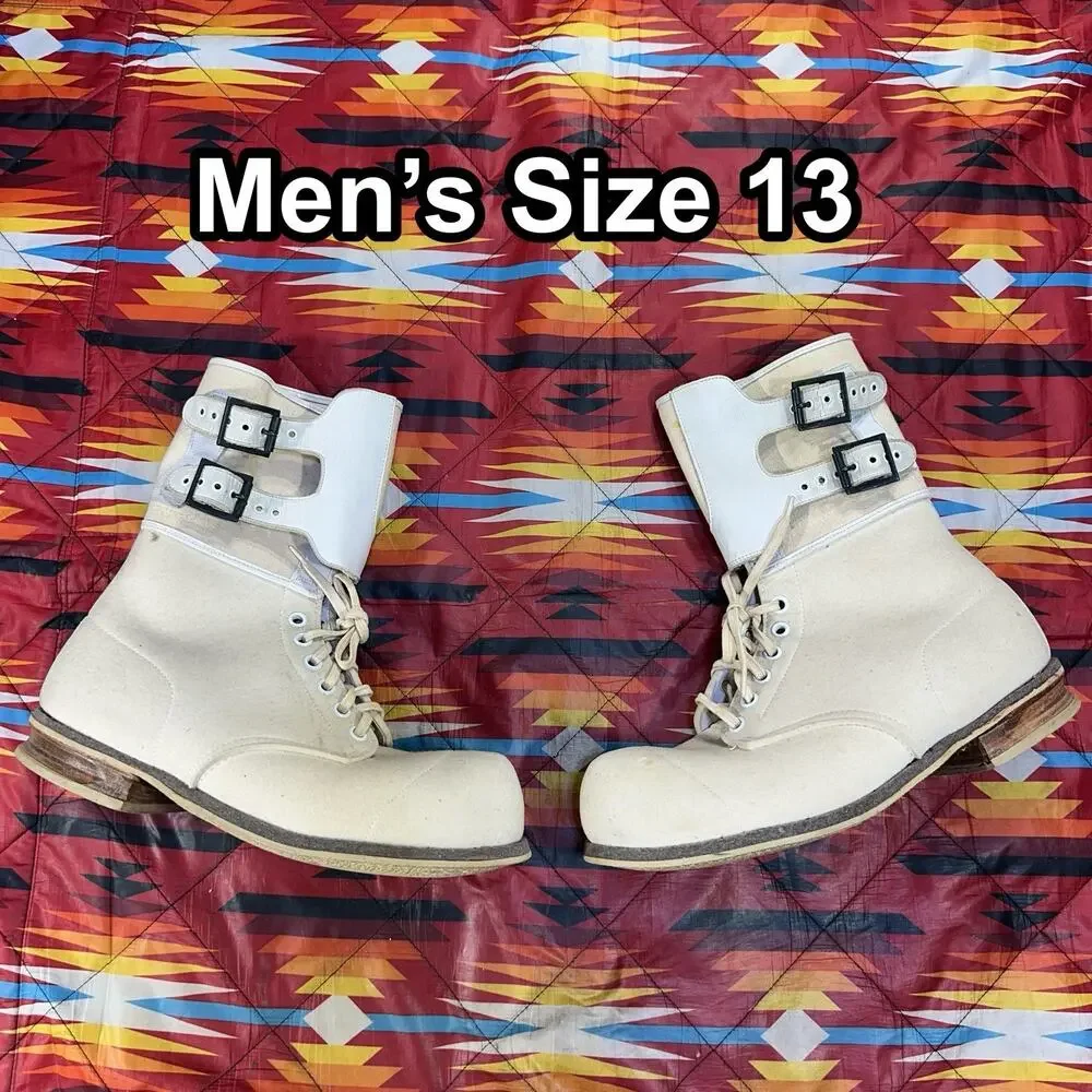 Vintage US Army Winter Combat Boots A. R. Hyde & Sons Men’s Size EX LARGE 13